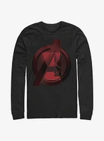 Marvel Black Widow Avenger Logo Long-Sleeve T-Shirt
