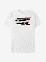 Marvel Black Widow Redacted Spies T-Shirt