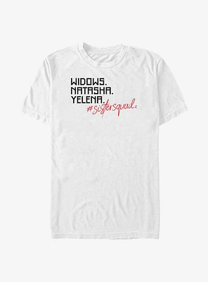 Marvel Black Widow Sister Squad T-Shirt