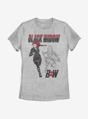 Marvel Black Widow Womens T-Shirt