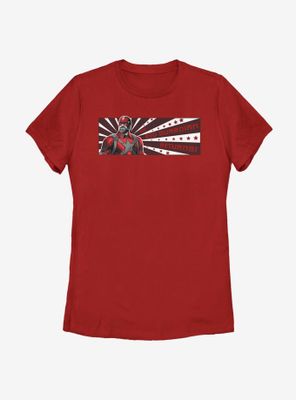 Marvel Black Widow Red Return Womens T-Shirt