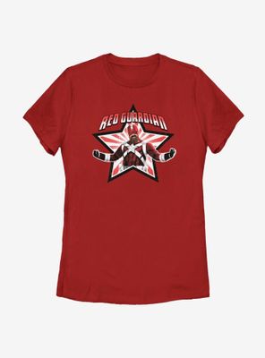 Marvel Black Widow Red Star Womens T-Shirt