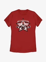 Marvel Black Widow Red Star Womens T-Shirt