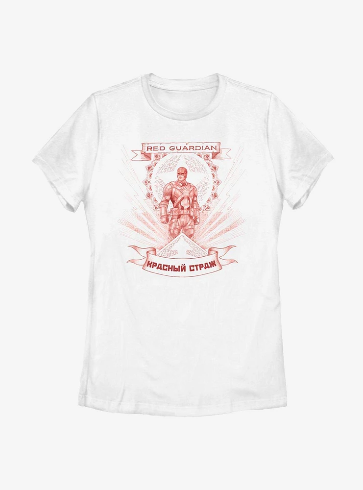 Marvel Black Widow Guardian Of Red Womens T-Shirt