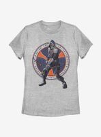 Marvel Black Widow Taskmaster Circle Womens T-Shirt