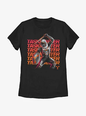 Marvel Black Widow Taskmaster Neon Womens T-Shirt