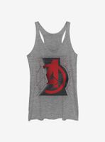 Marvel Black Widow Avengers Logo Womens Tank Top