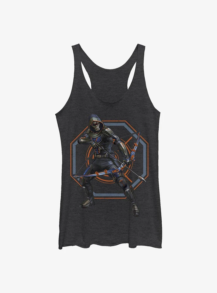 Marvel Black Widow Big Taskmaster Womens Tank Top