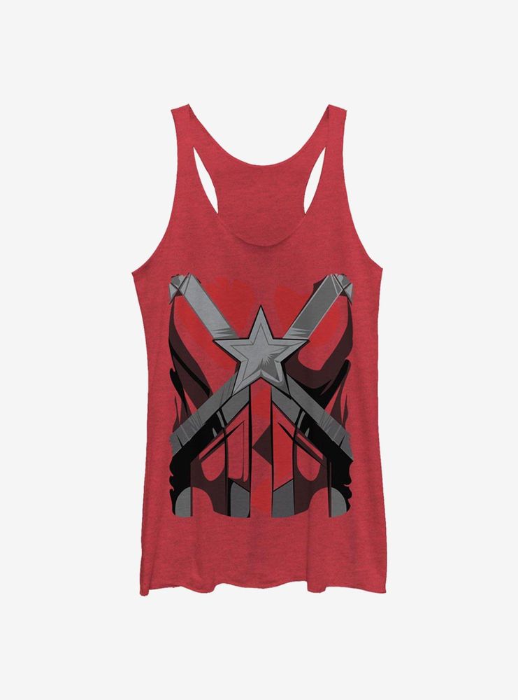 Marvel Black Widow Red Guardian Costume Womens Tank Top