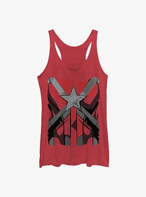 Marvel Black Widow Red Guardian Costume Womens Tank Top