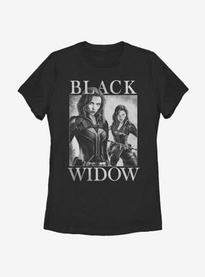 Marvel Black Widow Two Widows Mirror Womens T-Shirt