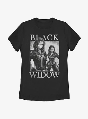 Marvel Black Widow Two Widows Mirror Womens T-Shirt