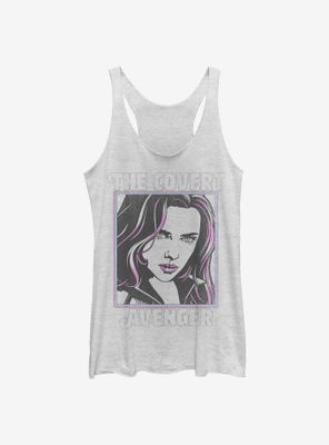 Marvel Black Widow Retro Pop Womens Tank Top