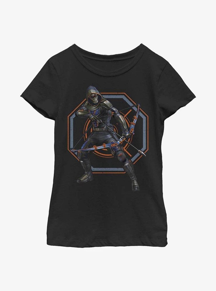 Marvel Black Widow Big Taskmaster Youth Girls T-Shirt