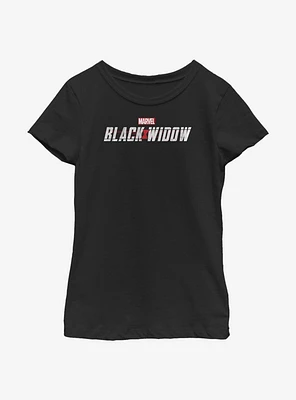 Marvel Black Widow Logo Youth Girls T-Shirt