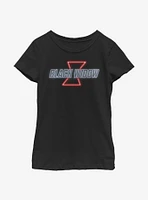 Marvel Black Widow Neon Youth Girls T-Shirt