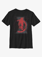 Marvel Black Widow Avengers Logo Youth T-Shirt