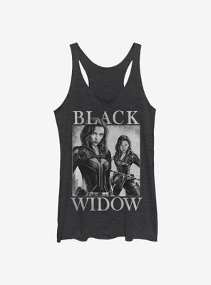 Marvel Black Widow Two Widows Mirror Womens Tank Top