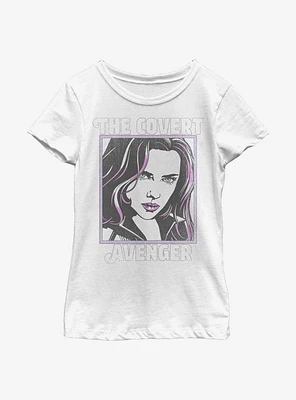 Marvel Black Widow Retro Pop Youth Girls T-Shirt