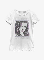 Marvel Black Widow Retro Pop Youth Girls T-Shirt