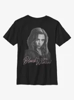 Marvel Black Widow Monochrome Youth T-Shirt