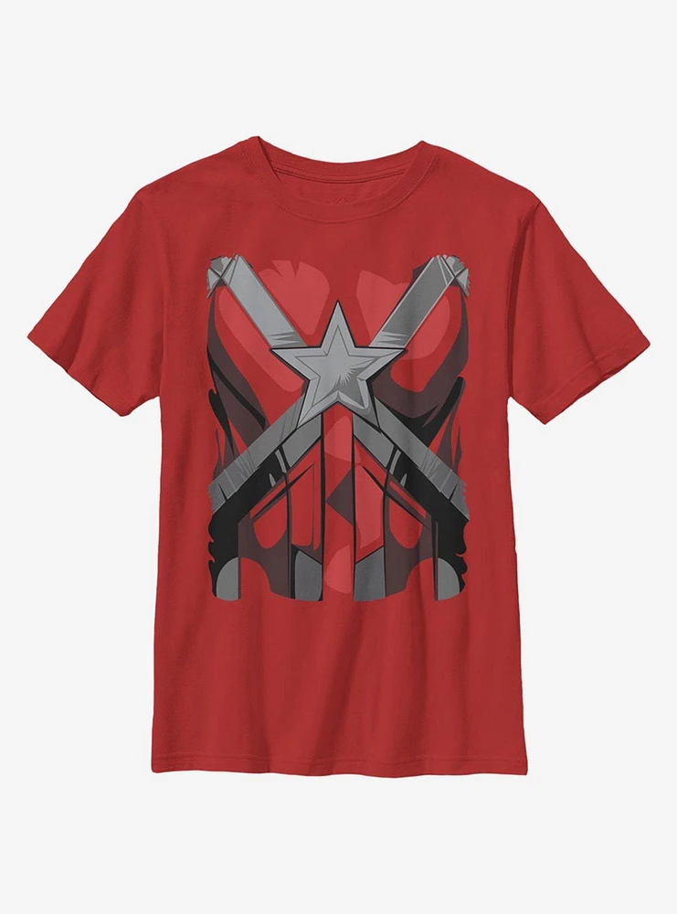 Marvel Black Widow Red Guardian Costume Youth T-Shirt