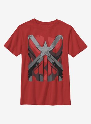Marvel Black Widow Red Guardian Costume Youth T-Shirt