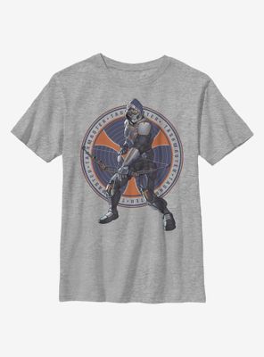 Marvel Black Widow Taskmaster Circle Youth T-Shirt