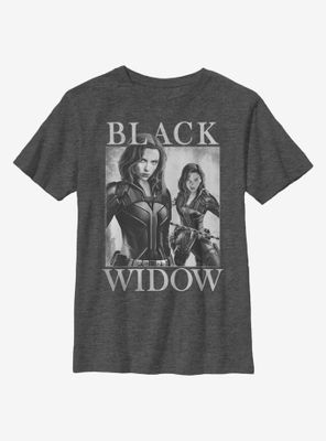 Marvel Black Widow Two Widows Mirror Youth T-Shirt