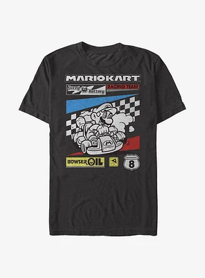 Super Mario Kart Checkers T-Shirt