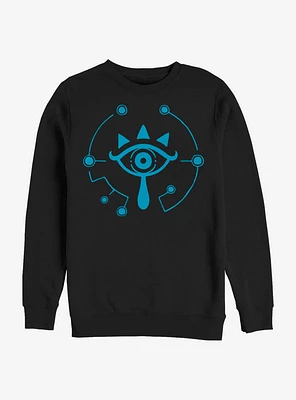 The Legend Of Zelda Breath Wild Eye Crew Sweatshirt