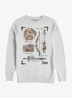 The Legend Of Zelda Inventory Crew Sweatshirt