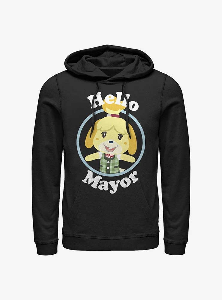 Animal Crossing Hello Mayor Hoodie