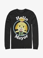 Animal Crossing Hello Mayor Long-Sleeve T-Shirt