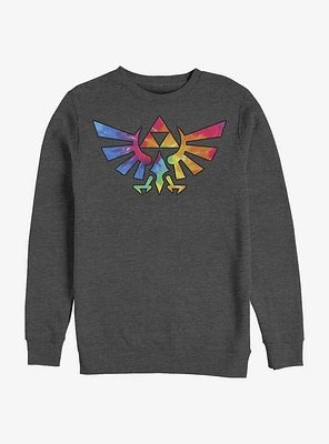 The Legend Of Zelda Groovy Crest Crew Sweatshirt