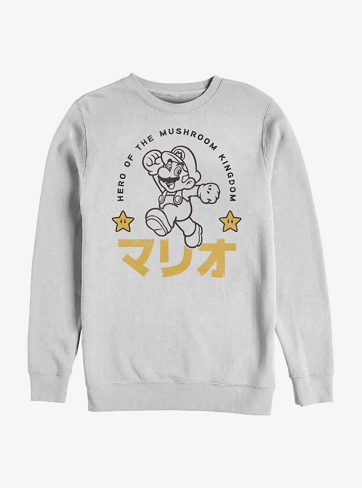 Super Mario Kingdom Hero Crew Sweatshirt