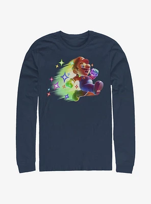 Super Mario Rainbow Deluxe Long-Sleeve T-Shirt