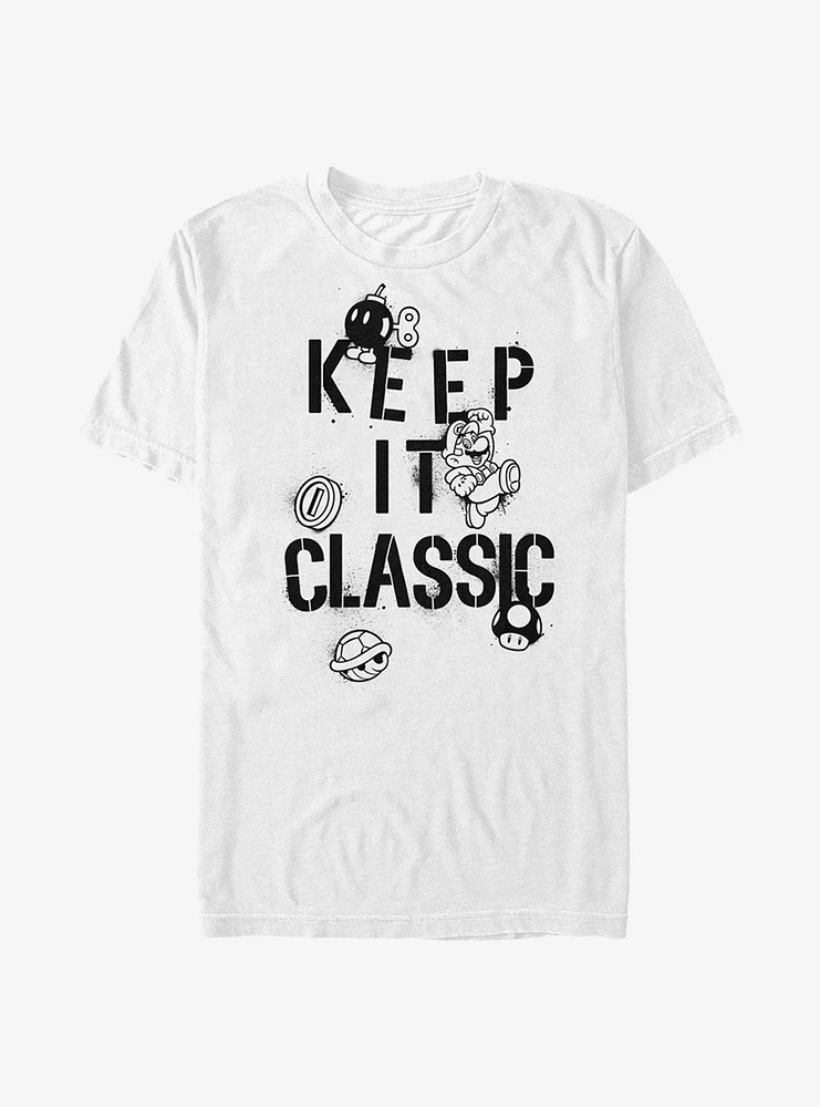 Super Mario Classic Stencil T-Shirt