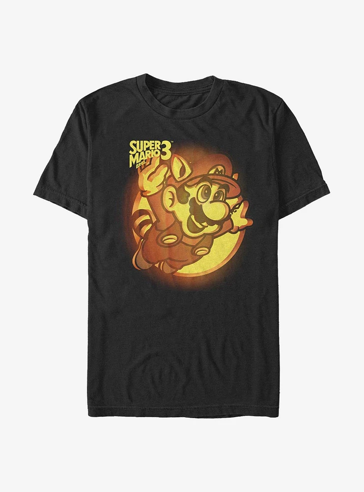 Super Mario Pumpkin Logo T-Shirt