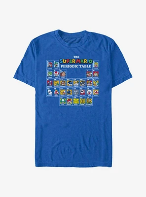 Super Mario Periodic Table T-Shirt