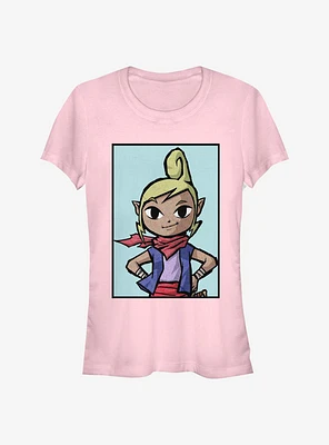 The Legend Of Zelda Tetra Face Girls T-Shirt