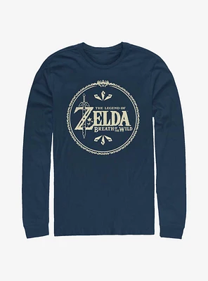The Legend Of Zelda Wild Logo Long-Sleeve T-Shirt