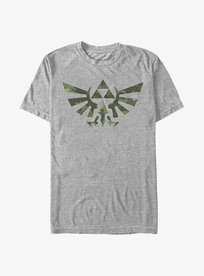 The Legend Of Zelda Camo Crest T-Shirt