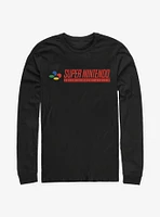 Nintendo SNES Logo Long-Sleeve T-Shirt