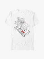 Nintendo Essential Controller Schematic T-Shirt