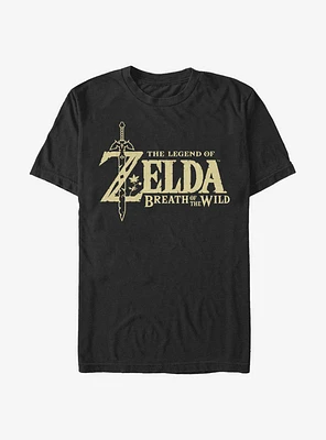 The Legend Of Zelda Breath Wild Logo T-Shirt
