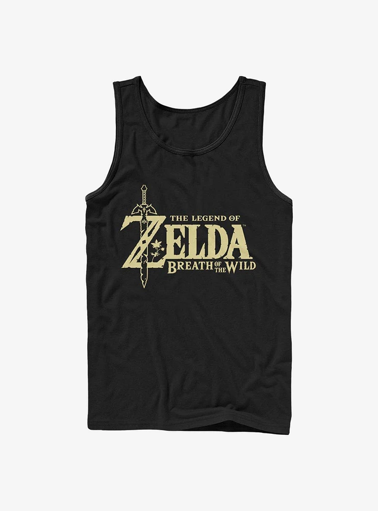 The Legend Of Zelda Breath Wild Logo Tank