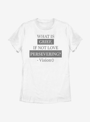 Marvel WandaVision Grief Is Love Persevering Womens T-Shirt