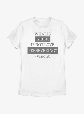 Marvel WandaVision Grief Is Love Persevering Womens T-Shirt