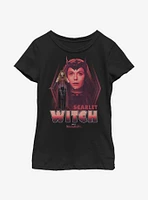 Marvel WandaVision Wanda The Scarlet Witch Youth Girls T-Shirt
